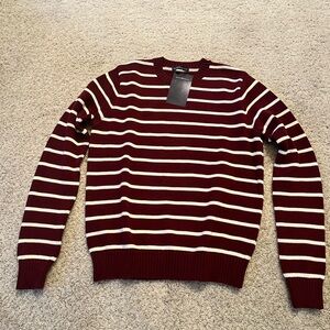 Brandy Melville Brianna Striped Cotton Sweater